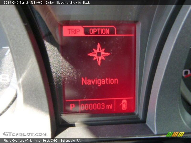 Carbon Black Metallic / Jet Black 2014 GMC Terrain SLE AWD