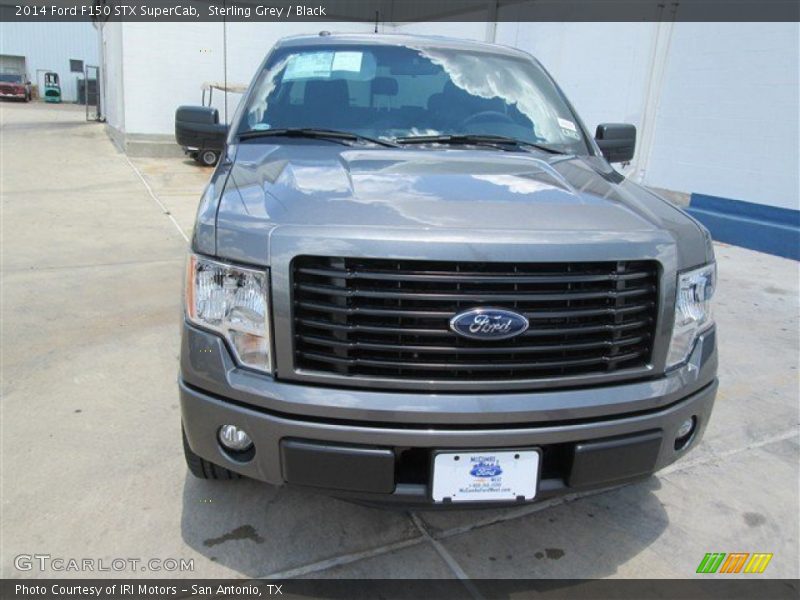 Sterling Grey / Black 2014 Ford F150 STX SuperCab