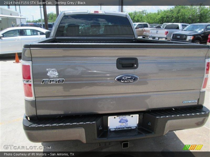 Sterling Grey / Black 2014 Ford F150 STX SuperCab