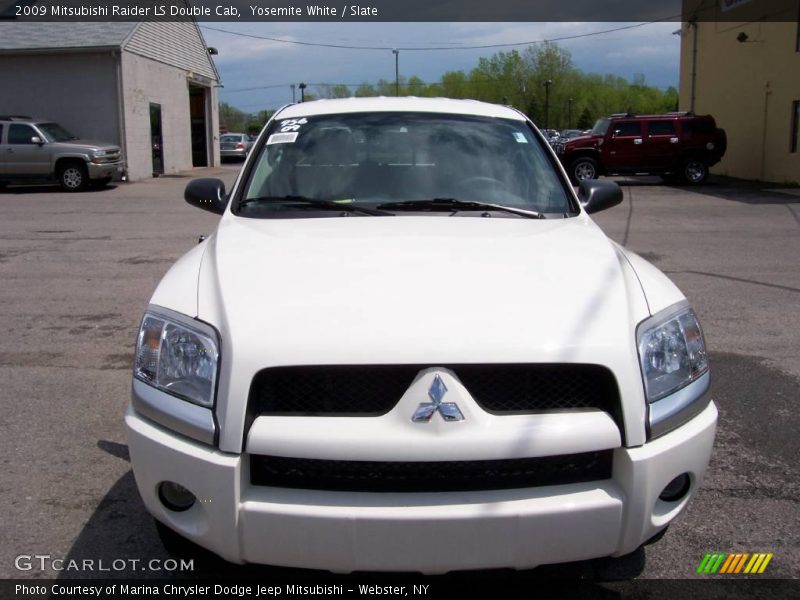 Yosemite White / Slate 2009 Mitsubishi Raider LS Double Cab