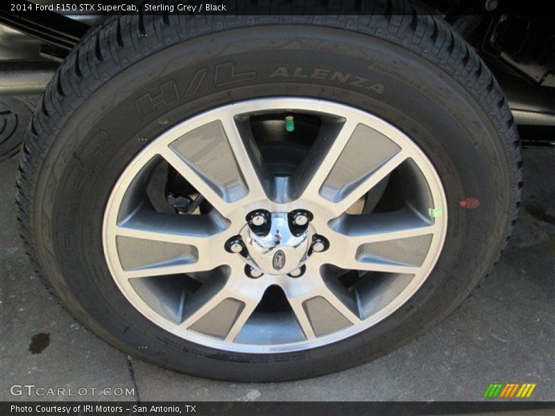 Sterling Grey / Black 2014 Ford F150 STX SuperCab