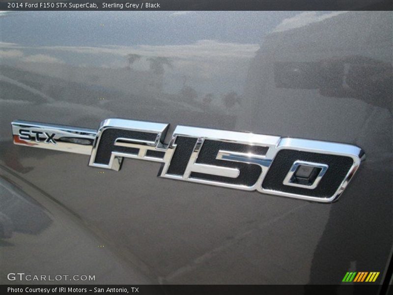 Sterling Grey / Black 2014 Ford F150 STX SuperCab