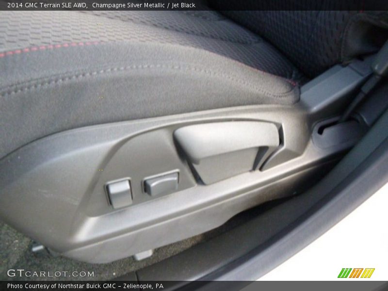 Champagne Silver Metallic / Jet Black 2014 GMC Terrain SLE AWD