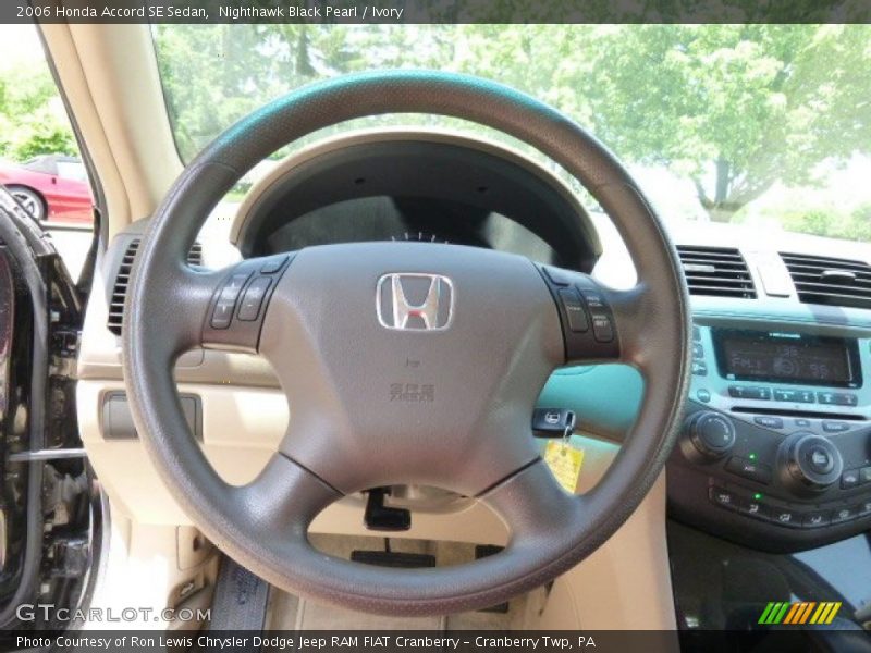 Nighthawk Black Pearl / Ivory 2006 Honda Accord SE Sedan