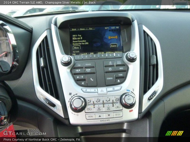 Champagne Silver Metallic / Jet Black 2014 GMC Terrain SLE AWD