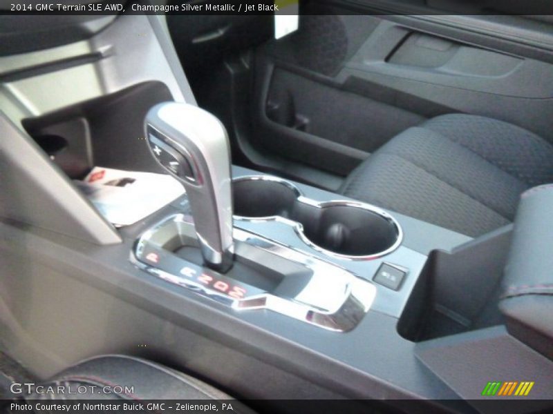 Champagne Silver Metallic / Jet Black 2014 GMC Terrain SLE AWD