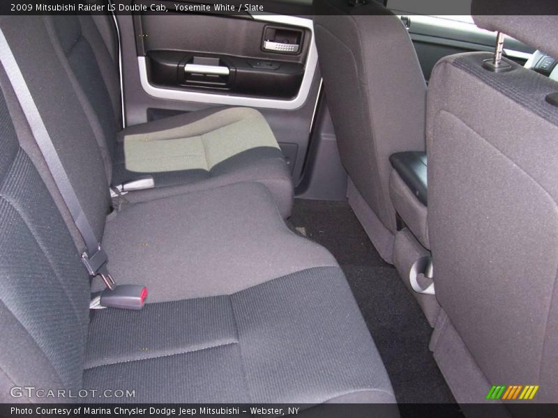 Yosemite White / Slate 2009 Mitsubishi Raider LS Double Cab