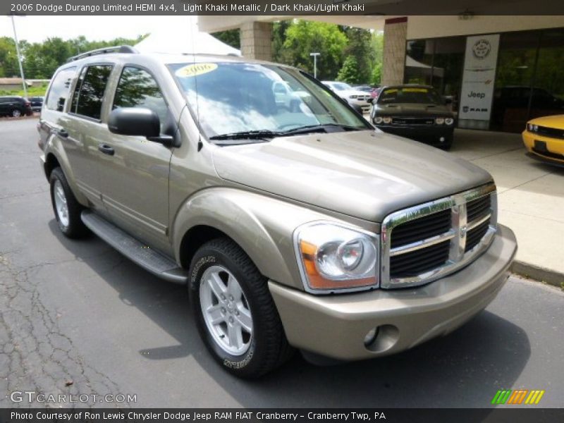 Light Khaki Metallic / Dark Khaki/Light Khaki 2006 Dodge Durango Limited HEMI 4x4