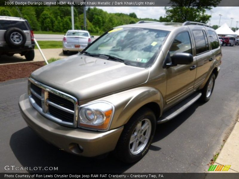 Light Khaki Metallic / Dark Khaki/Light Khaki 2006 Dodge Durango Limited HEMI 4x4