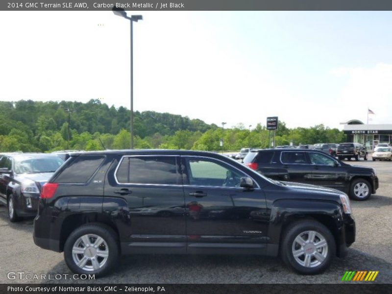 Carbon Black Metallic / Jet Black 2014 GMC Terrain SLE AWD