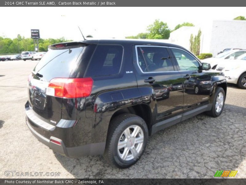 Carbon Black Metallic / Jet Black 2014 GMC Terrain SLE AWD
