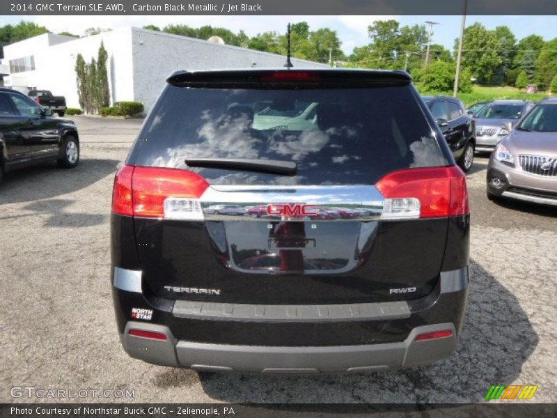 Carbon Black Metallic / Jet Black 2014 GMC Terrain SLE AWD