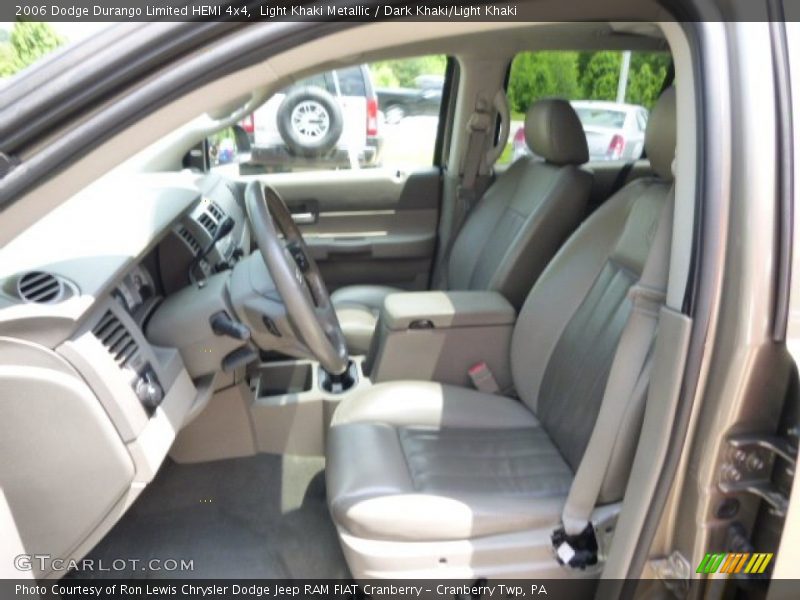Light Khaki Metallic / Dark Khaki/Light Khaki 2006 Dodge Durango Limited HEMI 4x4