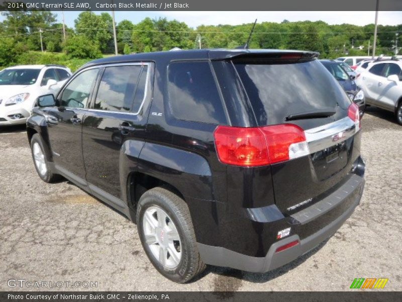 Carbon Black Metallic / Jet Black 2014 GMC Terrain SLE AWD
