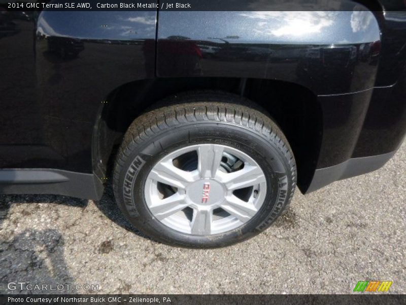 Carbon Black Metallic / Jet Black 2014 GMC Terrain SLE AWD