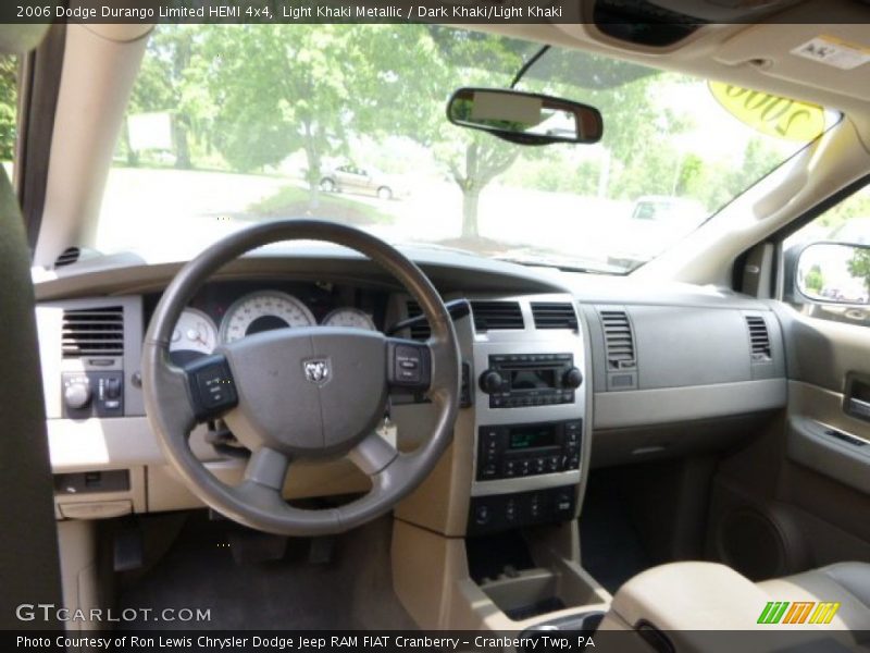 Light Khaki Metallic / Dark Khaki/Light Khaki 2006 Dodge Durango Limited HEMI 4x4