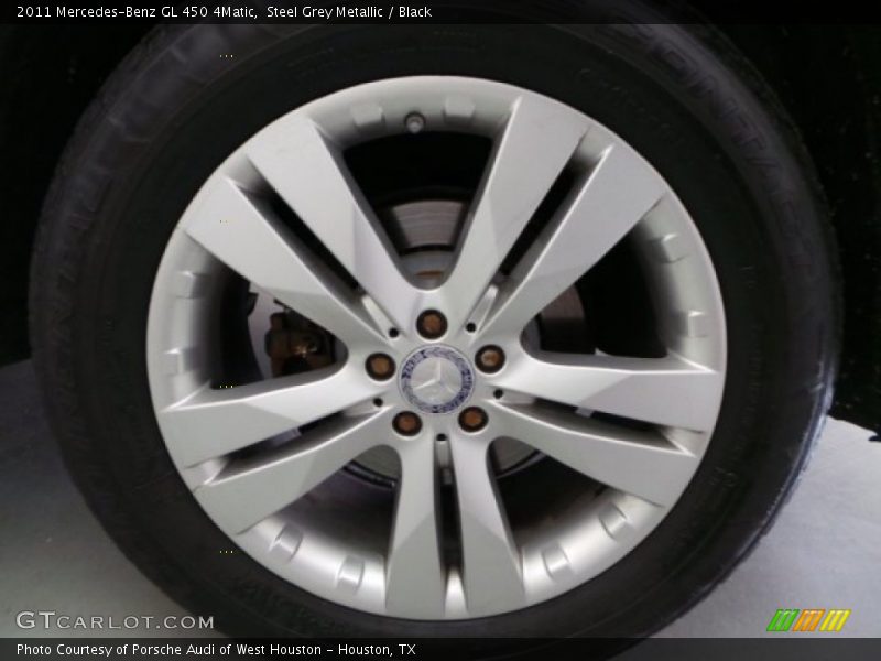 Steel Grey Metallic / Black 2011 Mercedes-Benz GL 450 4Matic