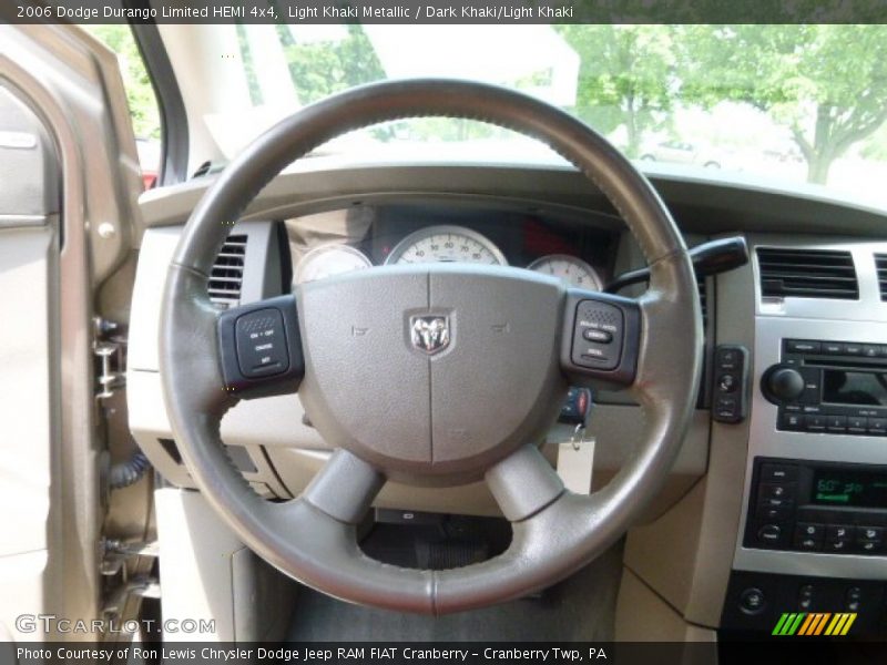 Light Khaki Metallic / Dark Khaki/Light Khaki 2006 Dodge Durango Limited HEMI 4x4