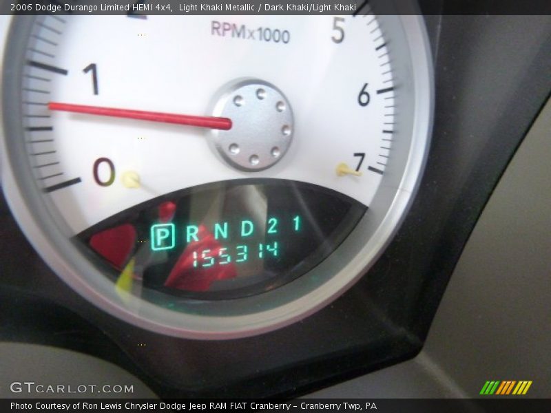 Light Khaki Metallic / Dark Khaki/Light Khaki 2006 Dodge Durango Limited HEMI 4x4