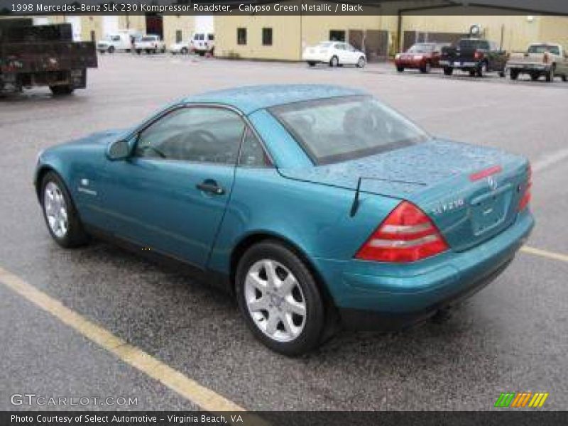 Calypso Green Metallic / Black 1998 Mercedes-Benz SLK 230 Kompressor Roadster