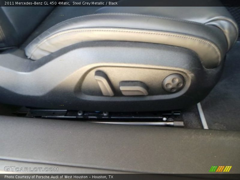 Steel Grey Metallic / Black 2011 Mercedes-Benz GL 450 4Matic