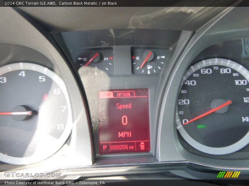 Carbon Black Metallic / Jet Black 2014 GMC Terrain SLE AWD
