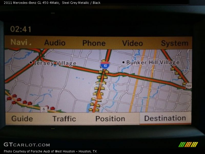 Steel Grey Metallic / Black 2011 Mercedes-Benz GL 450 4Matic
