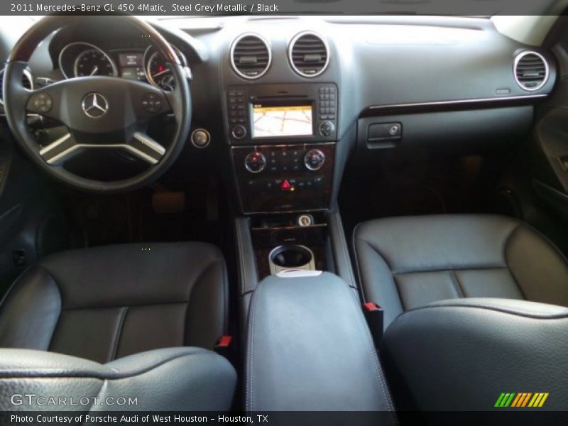 Steel Grey Metallic / Black 2011 Mercedes-Benz GL 450 4Matic