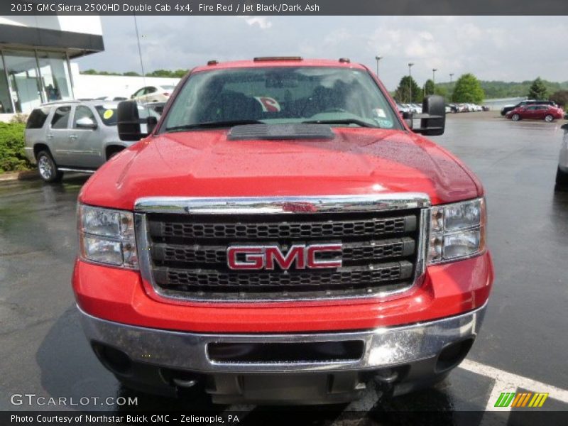 Fire Red / Jet Black/Dark Ash 2015 GMC Sierra 2500HD Double Cab 4x4