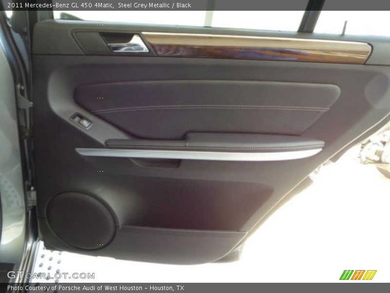 Steel Grey Metallic / Black 2011 Mercedes-Benz GL 450 4Matic