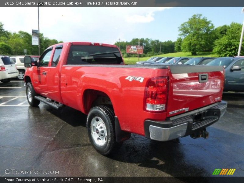 Fire Red / Jet Black/Dark Ash 2015 GMC Sierra 2500HD Double Cab 4x4