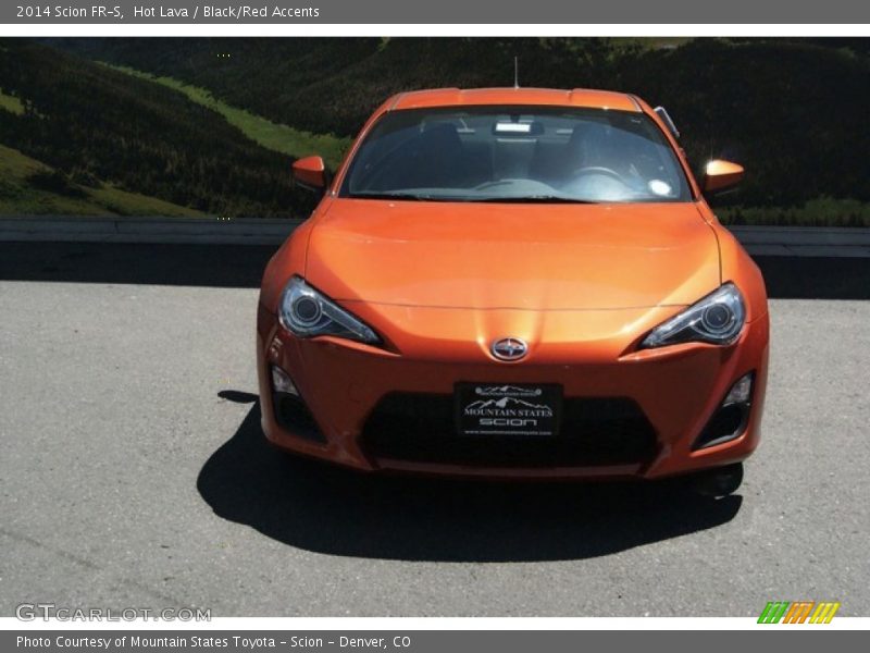 Hot Lava / Black/Red Accents 2014 Scion FR-S