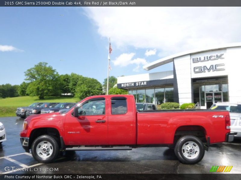 Fire Red / Jet Black/Dark Ash 2015 GMC Sierra 2500HD Double Cab 4x4