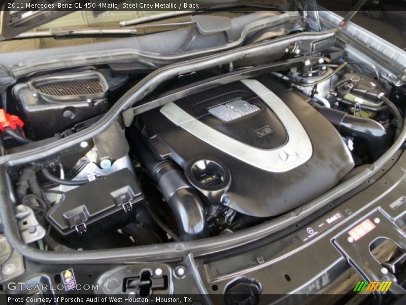 Steel Grey Metallic / Black 2011 Mercedes-Benz GL 450 4Matic