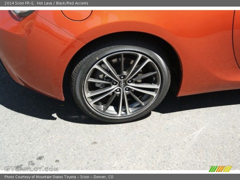 Hot Lava / Black/Red Accents 2014 Scion FR-S