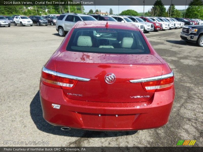 Crystal Red Tintcoat / Medium Titanium 2014 Buick Verano