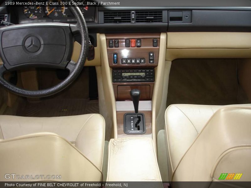 Controls of 1989 E Class 300 E Sedan