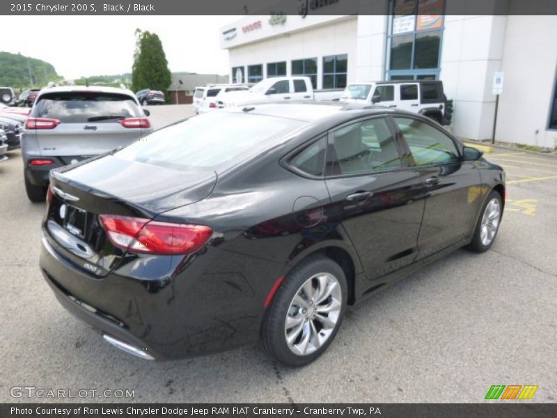 Black / Black 2015 Chrysler 200 S