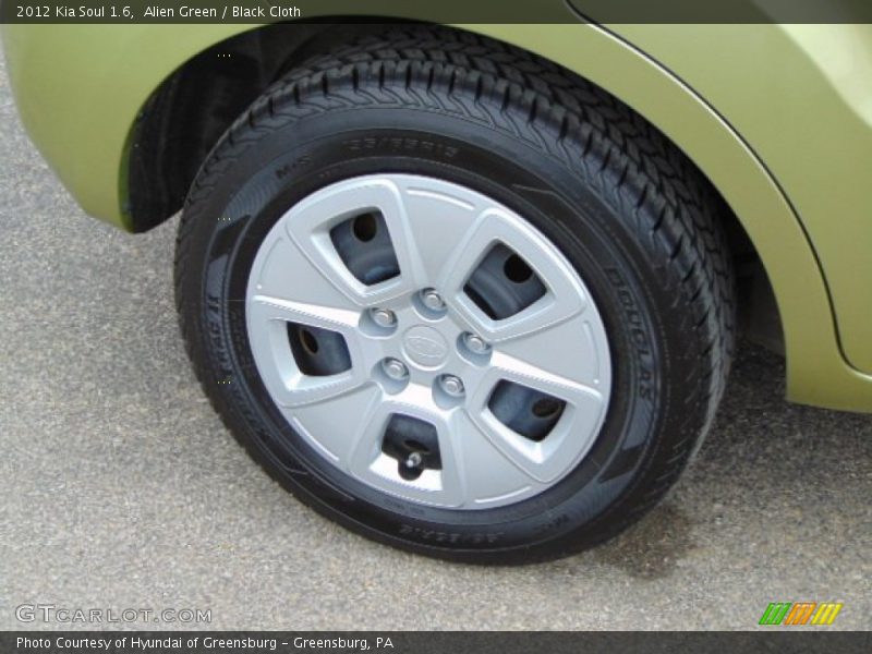 Alien Green / Black Cloth 2012 Kia Soul 1.6