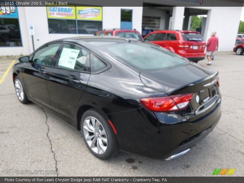 Black / Black 2015 Chrysler 200 S