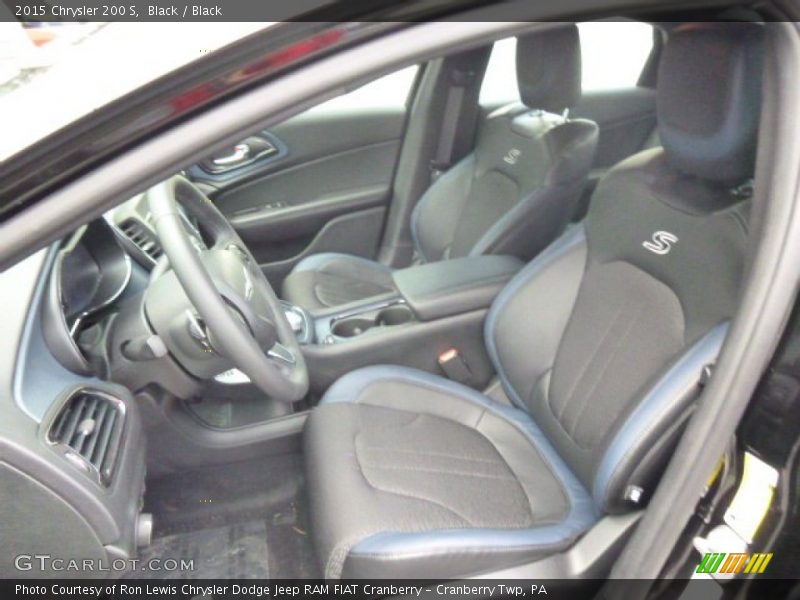 Black / Black 2015 Chrysler 200 S
