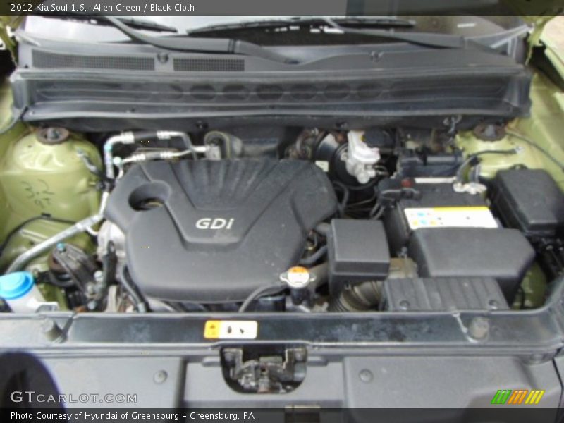 Alien Green / Black Cloth 2012 Kia Soul 1.6