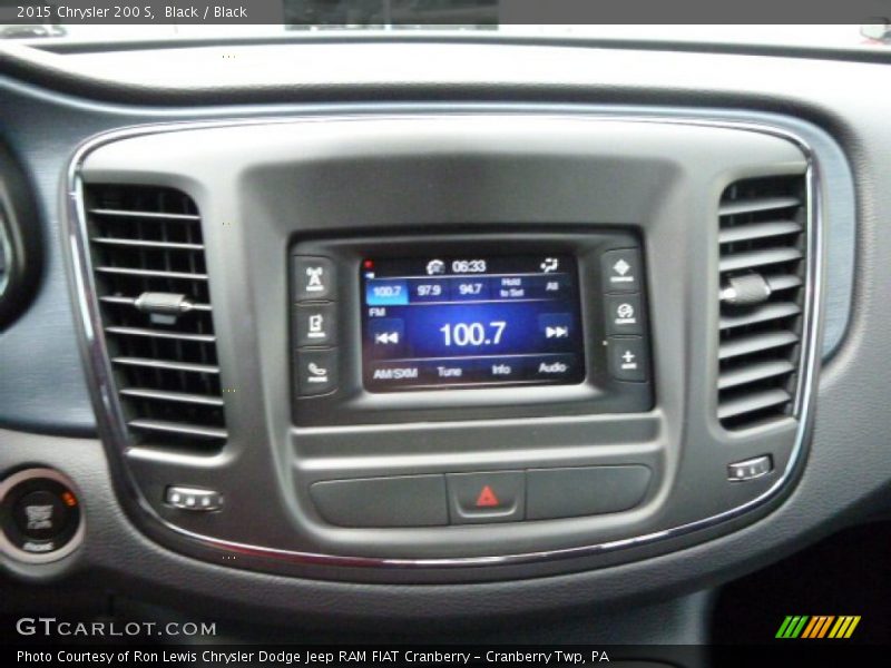 Black / Black 2015 Chrysler 200 S