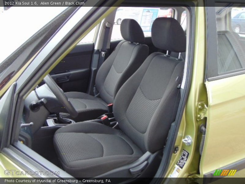 Alien Green / Black Cloth 2012 Kia Soul 1.6
