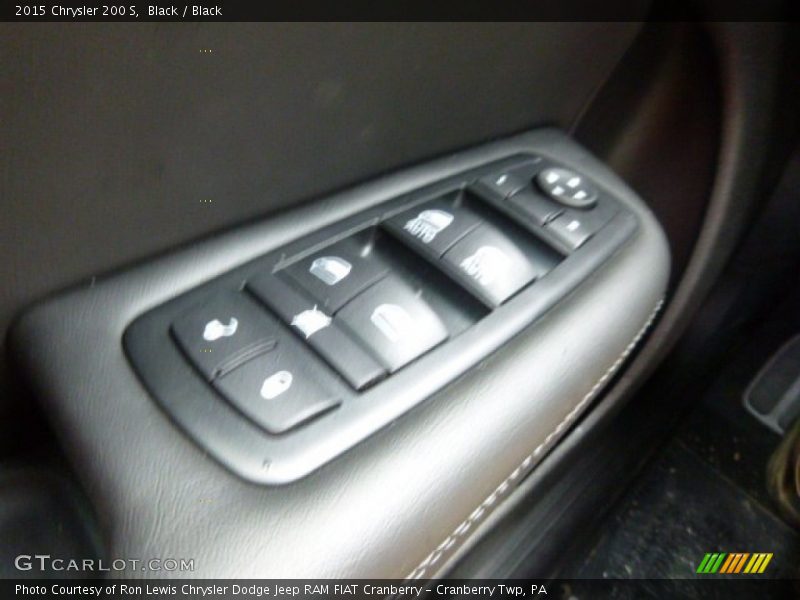 Black / Black 2015 Chrysler 200 S