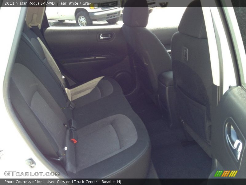 Pearl White / Gray 2011 Nissan Rogue SV AWD