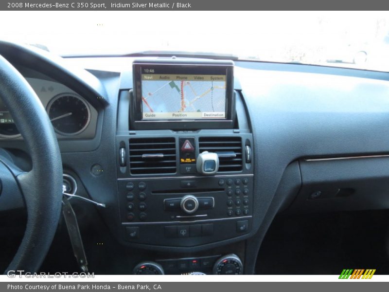 Iridium Silver Metallic / Black 2008 Mercedes-Benz C 350 Sport