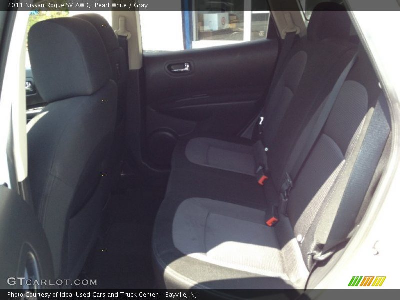 Pearl White / Gray 2011 Nissan Rogue SV AWD
