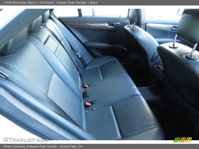 Iridium Silver Metallic / Black 2008 Mercedes-Benz C 350 Sport