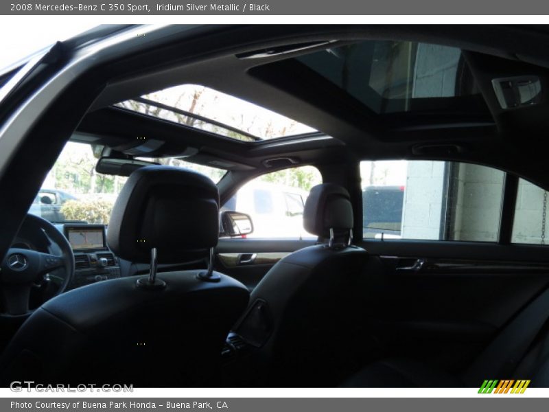 Iridium Silver Metallic / Black 2008 Mercedes-Benz C 350 Sport